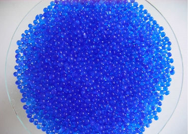 Chiny Medyczne, przemysłowe niebieskie kulki z żelem krzemionkowym, nieszkodliwe kryształy wskaźnika żelu krzemionkowego dostawca